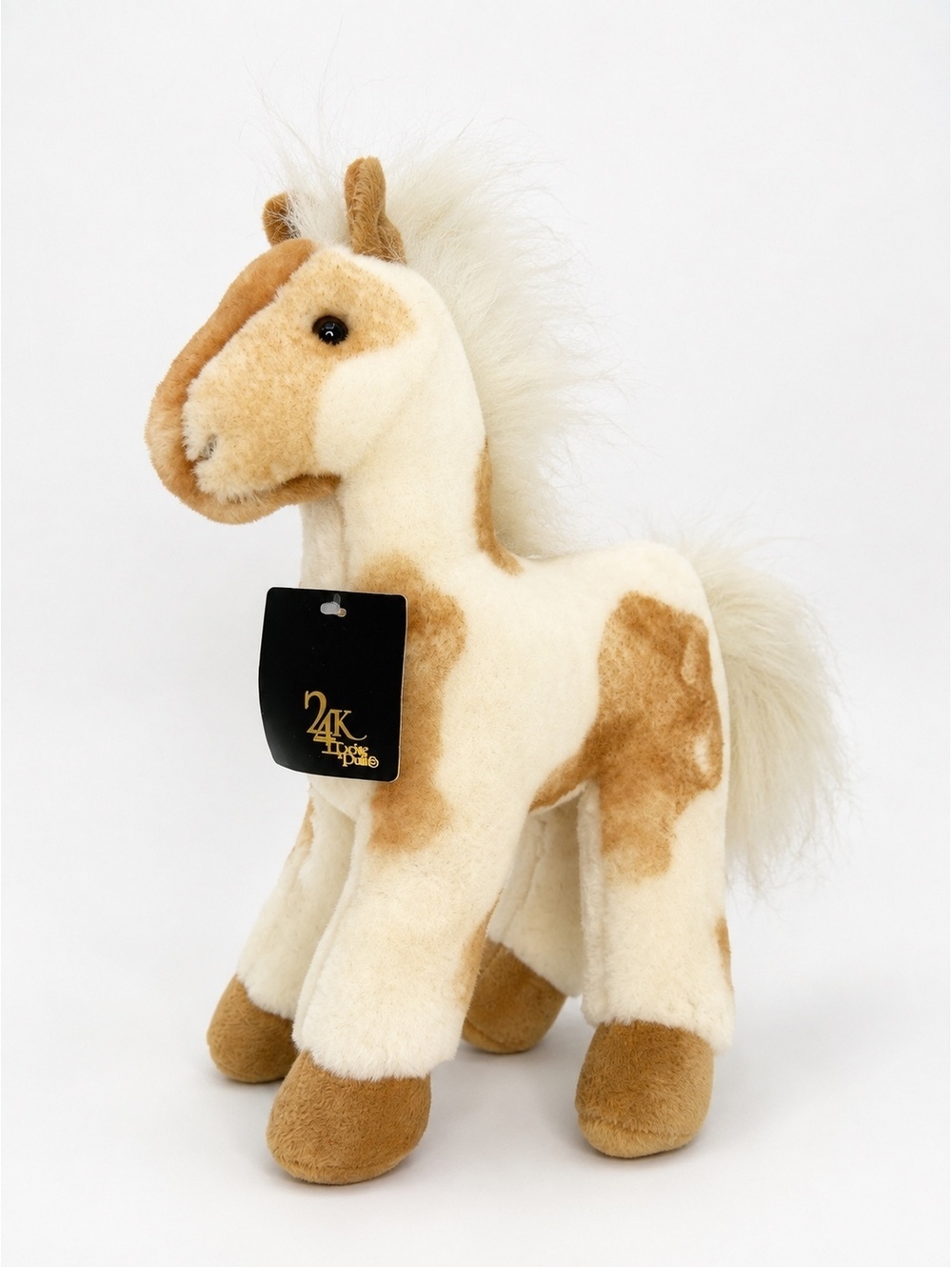 24K Dobie Puff Plush Horse 1988 Special Effects Stuffed Animal with Tag